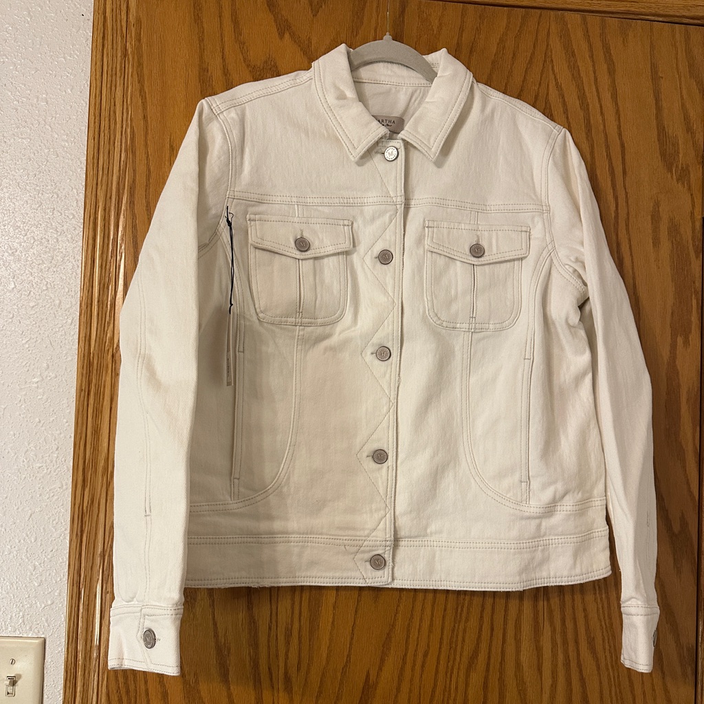 Martha By Martha Stewart Weekend Jean Jacket Nwt Size Xl Martha By Martha Stewart Weekend Jean Jacket Nwt Size Xl